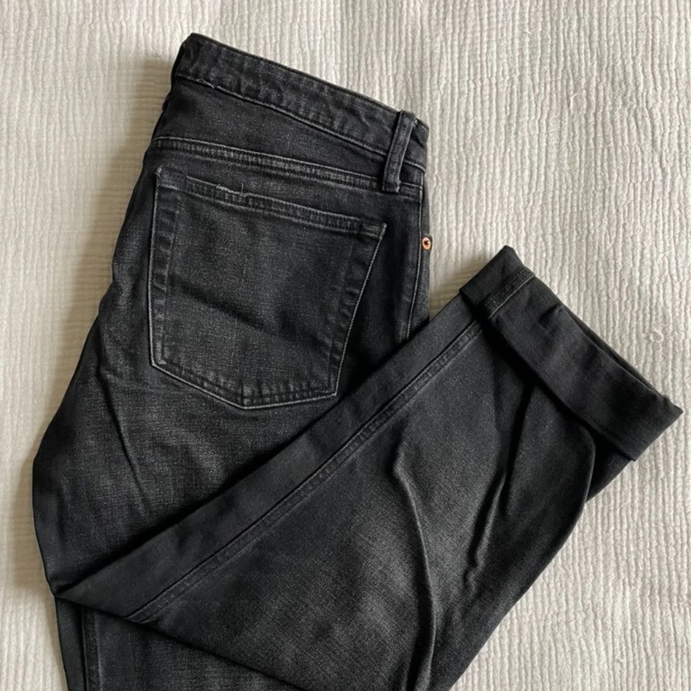Abercrombie & Fitch Simone High-rise Ankle Straight Jean - Black